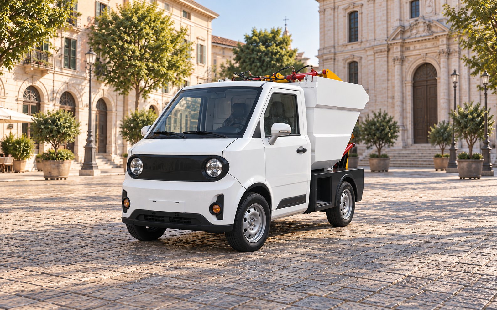 Veicolo Commerciale Furgone elettrico per raccolta rifiuti - Veicolo elettrico Vitale