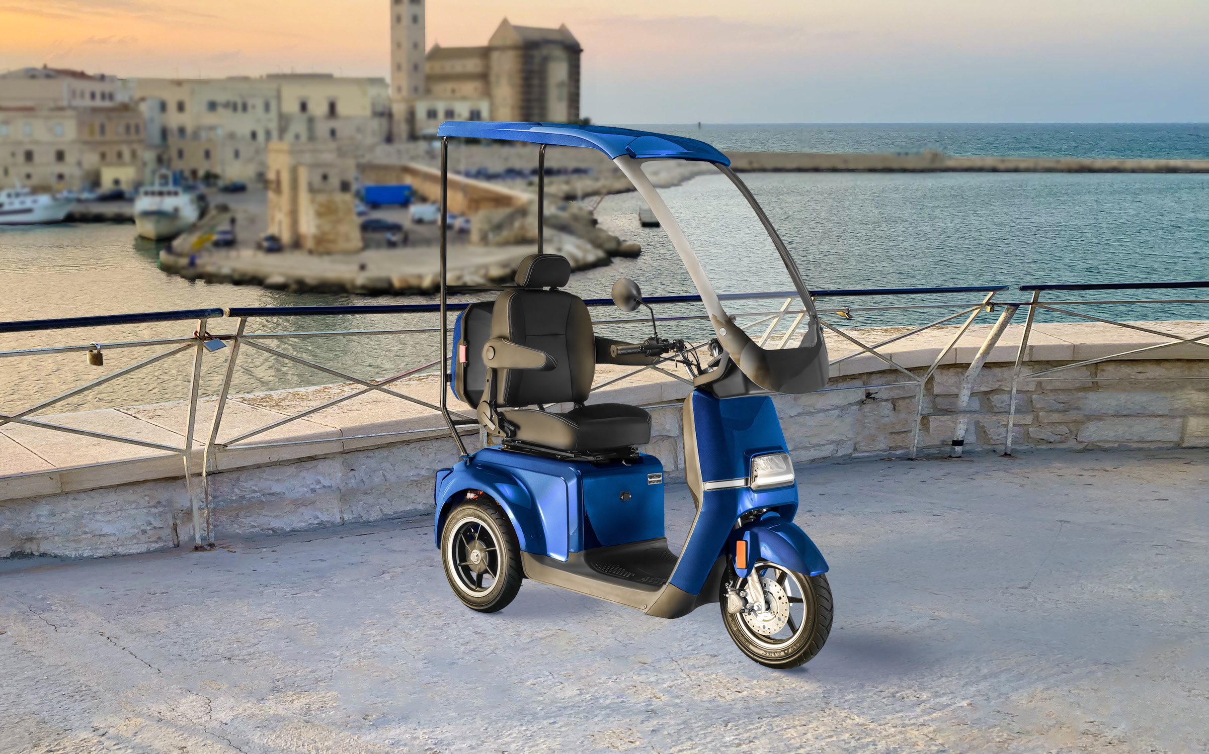 DK03 - Scooter Elettrico Per Disabili Tre Ruote