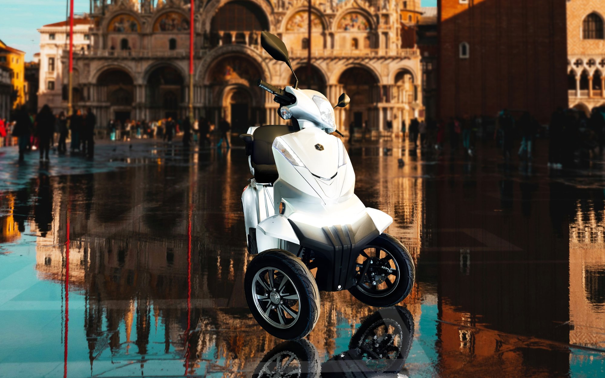 Mobilità Disabili MOB02 - Scooter Elettrico Per Disabili Quattro Ruote - Veicolo elettrico Vitale
